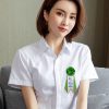 Hoa cài áo đại biểu - Mã số 03 màu xanh