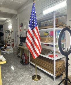 Cột cờ inox văn phòng tùy chỉnh kích thước 2m