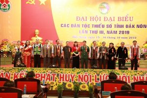 Đại hội Đại biểu các DTTS tỉnh Đắk Nông – Hoa cài áo đại biểu – Hoa cài áo hội nghị