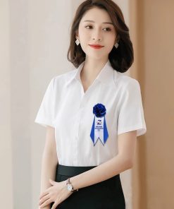 Hoa cài áo đại biểu – Mã số 08 Màu Xanh