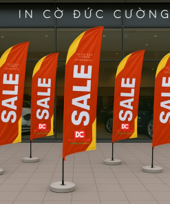 Chân Cờ Phướn Đế Bê Tông – Giải Pháp Vững Chắc Cho Sự Kiện Ngoài Trời